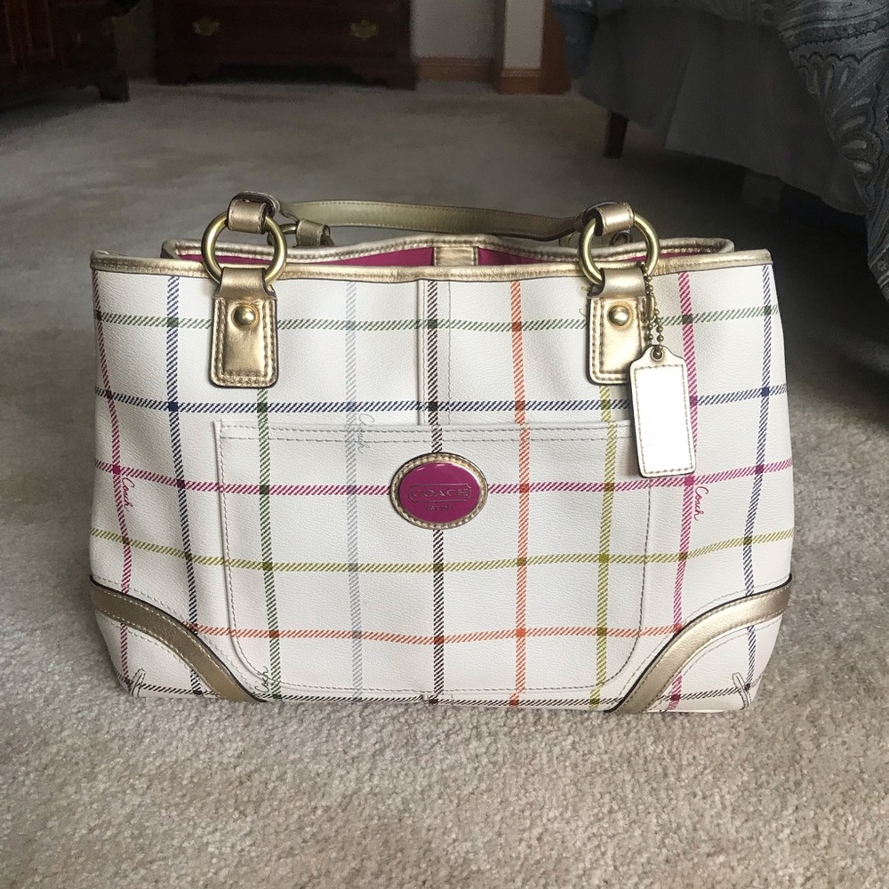 Coach Plaid Bag